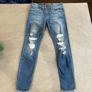 Joe's Jeans Distressed Light Blue Skinny Jeans